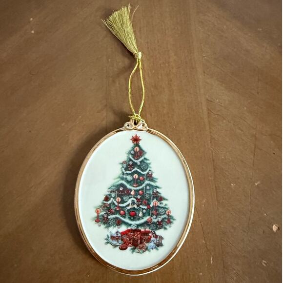 NWT LENOX 2018 Trees Around World Christmas Ornament America USA First Edition - Picture 5 of 7